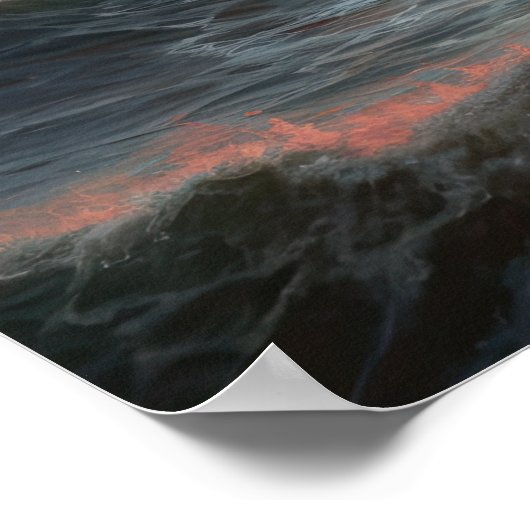 Moody Clouds Art Print Poster (Ecke)