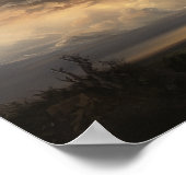 Moody Clouds Art Print Poster (Ecke)