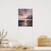 Moody Clouds Art Print Poster (Küche)