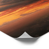 Moody Clouds Art Print Poster (Ecke)