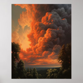 Moody Clouds Art Print Poster