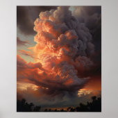 Moody Clouds Art Print Poster (Vorne)