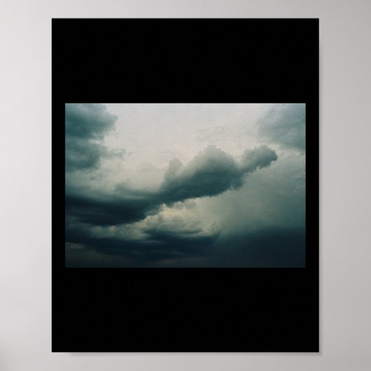 Moody Clouds Sky Sticker Poster (Vorne)