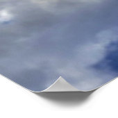 Moody Clouds Videoaufrufhintergrund Poster (Ecke)