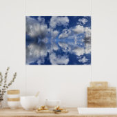 Moody Clouds Videoaufrufhintergrund Poster (Küche)