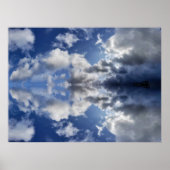 Moody Clouds Videoaufrufhintergrund Poster (Vorne)