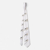 “Moody Cow” funny tie gift for him Krawatte (Rückseite)