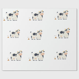 „Moody Cow“-Geschenkpapier Geschenkpapier
