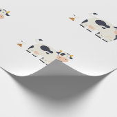 “Moody Cow” Wrapping Paper  Geschenkpapier (Ecke)