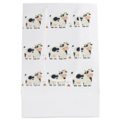 “Moody Cow” Wrapping Paper  Mittlere Geschenktüte (Rückseite)