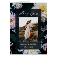 Moody Dahlia Floral Vielen Dank