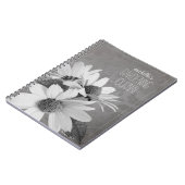 Moody Daisy Personalisiert Garden Journal Note Boo Notizblock (Linke Seite)