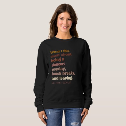 Moody Dancer Boho Vintag Sweatshirt (Vorne ganz)