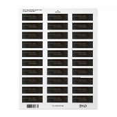 Moody Dark Abstrakt Pattern (Vorne)