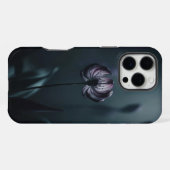 Moody Dark Blume Phone Case iPhone Hülle (Rückseite (Horizontal))