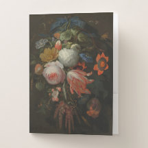 Moody Dark Floral Vintag Art