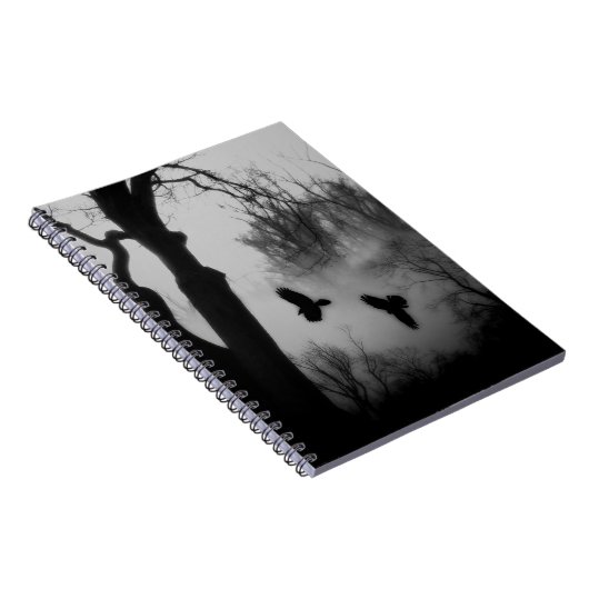 Moody Dark Forest Notizblock (Rechte Seite)