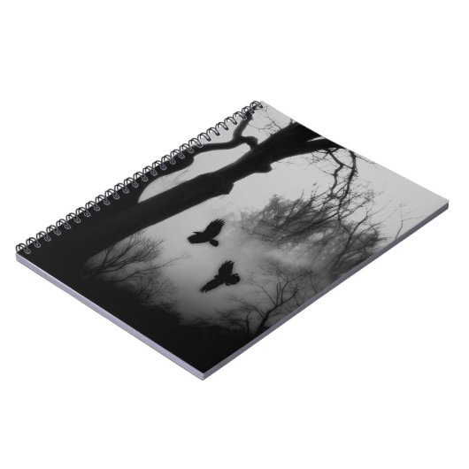 Moody Dark Forest Notizblock (Linke Seite)