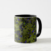 Moody Dark Hop Vine Abstract Design Coffee Tasse (VorderseiteRechts)