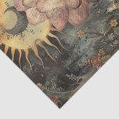 Moody Dark Rustic Fantasy Garden Girl Decoupage  Seidenpapier (Detail)