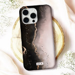 Moody Dusty Pink Ombre Gradient Modern Mit Monogra Case-Mate iPhone Hülle<br><div class="desc">Mit diesem eleganten iPhone-Gehäuse "Ethereal Mist" mit einem faszinierenden Design und glänzenden Imitaten mit metallischen Akzenten schützen Sie Ihr Handy stilvoll. Dieses Gehäuse eignet sich perfekt für diejenigen, die Luxus und moderne Kunst Liebe haben. Es ist für viele iPhone- und Samsung-Modelle erhältlich und bietet sowohl Barely There als auch Tough...</div>