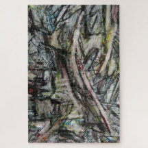 Moody Dynamic Modern Monochrome Abstrakt