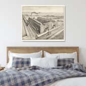 Moody Estabrook & Andersons Schuhhersteller Leinwanddruck (Insitu (Schlafzimmer))