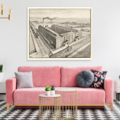 Moody Estabrook & Andersons Schuhhersteller Leinwanddruck (Insitu (Wohnzimmer))