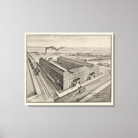 Moody Estabrook & Andersons Schuhhersteller Leinwanddruck (Vorderseite)