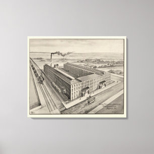 Moody Estabrook & Andersons Schuhhersteller Leinwanddruck