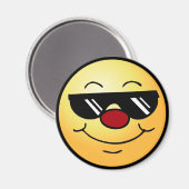 Moody Face Grumpey Magnet (Vorderseite/Rückseite)