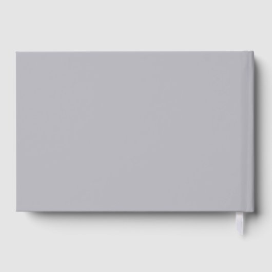 Moody Fall Floral Brautparty Gästebuch (Rückseite)