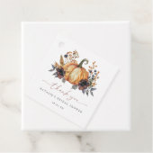 Moody Fall Floral Brautparty Geschenkanhänger (Beispiel)