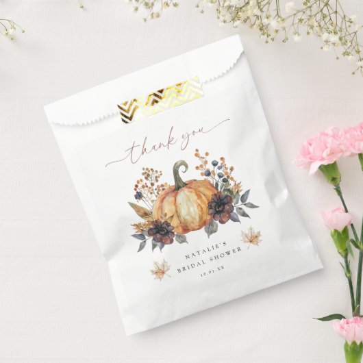 Moody Fall Floral Brautparty Geschenktütchen (Versiegelt)