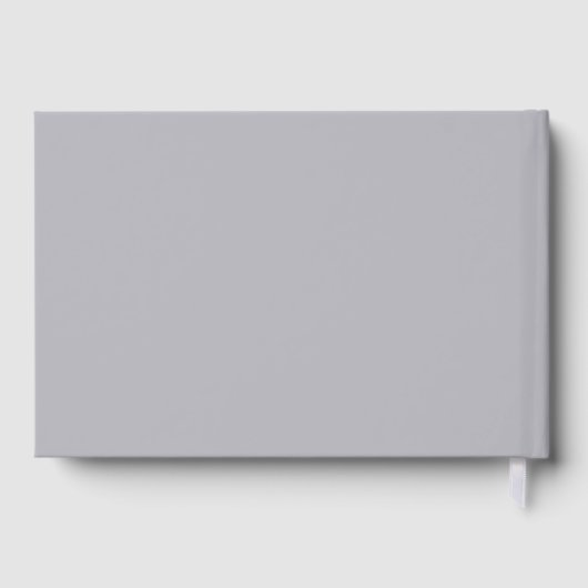 Moody Fall Floral Wedding Gästebuch (Rückseite)