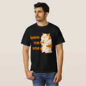Moody fat cat leave me alone T-Shirt (Vorne ganz)