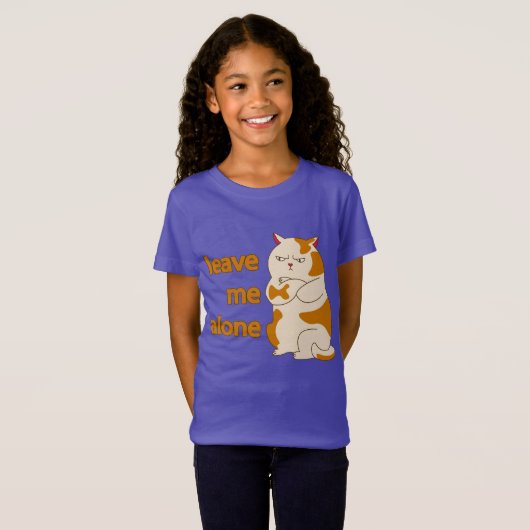 Moody fat cat verließ mich allein T - Shirt (Vorne ganz)