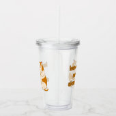 Moody fat cat verließ mich alleine acryltrinkbecher (Rechts)