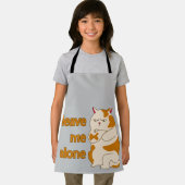 Moody fat cat verließ mich alleine schürze (Insitu)