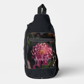 Moody Floral Mit Monogramm Crossbody Bag (Vorderseite)