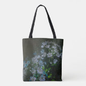 Moody Floral Rain (customizable text) Tasche (Rückseite)