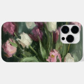 Moody Floral Tulips Case-Mate iPhone Hülle (Rückseite (Horizontal))
