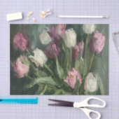 Moody Floral Tulips Seidenpapier (Handwerk)
