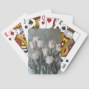 Moody Floral Tulips Spielkarten