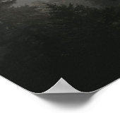 Moody Foggy Forest Poster (Ecke)