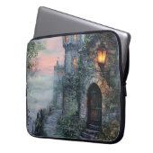 MOODY FOGGY IRISH CASTLE SCENE LAPTOPSCHUTZHÜLLE (Vorderseite Links)