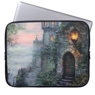 MOODY FOGGY IRISH CASTLE SCENE LAPTOPSCHUTZHÜLLE
