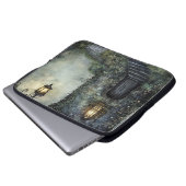 MOODY FOGGY IRISH CASTLE SCENE LAPTOPSCHUTZHÜLLE (Vorne Knopf)