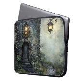 MOODY FOGGY IRISH CASTLE SCENE LAPTOPSCHUTZHÜLLE (Vorderseite Links)