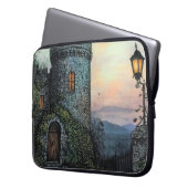 MOODY FOGGY IRISH CASTLE SCENE LAPTOPSCHUTZHÜLLE (Vorderseite Links)